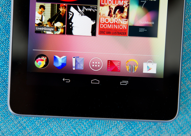 Google Nexus 7 Navigational keys