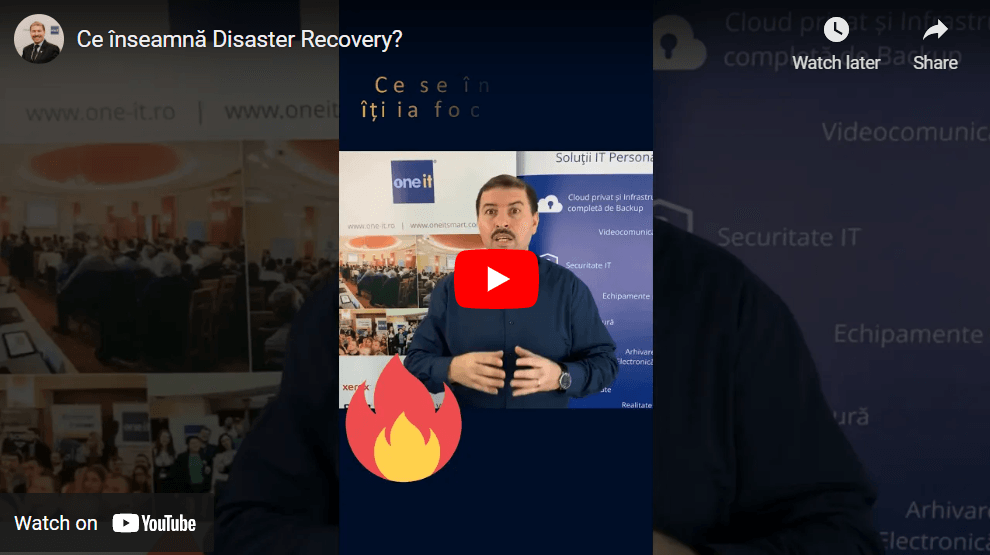 Disaster Recovery explicat