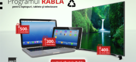 Noutăți Rabla pentru Electrocasnice, ediția noiembrie 2021 – vouchere pentru achiziționare de laptopuri, TV-uri, tablete