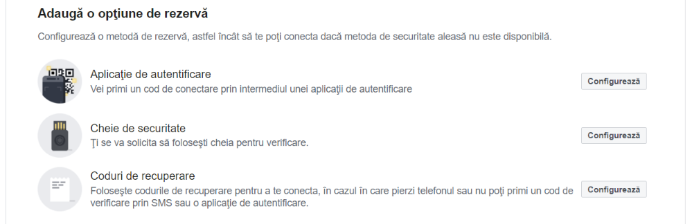 Facebook securitate verificare