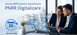 Anunț MIPE pentru beneficiarii PNRR Digitalizare IMM și ONG: proiectele pot fi prelungite până la 30 iunie 2026
