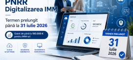 PNRR Digitalizarea IMM: termenul de implementare se prelungește până la 31 iulie 2026